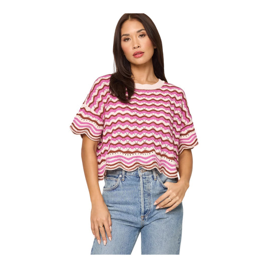 Sun Chaser Stripe Top size Xsmall