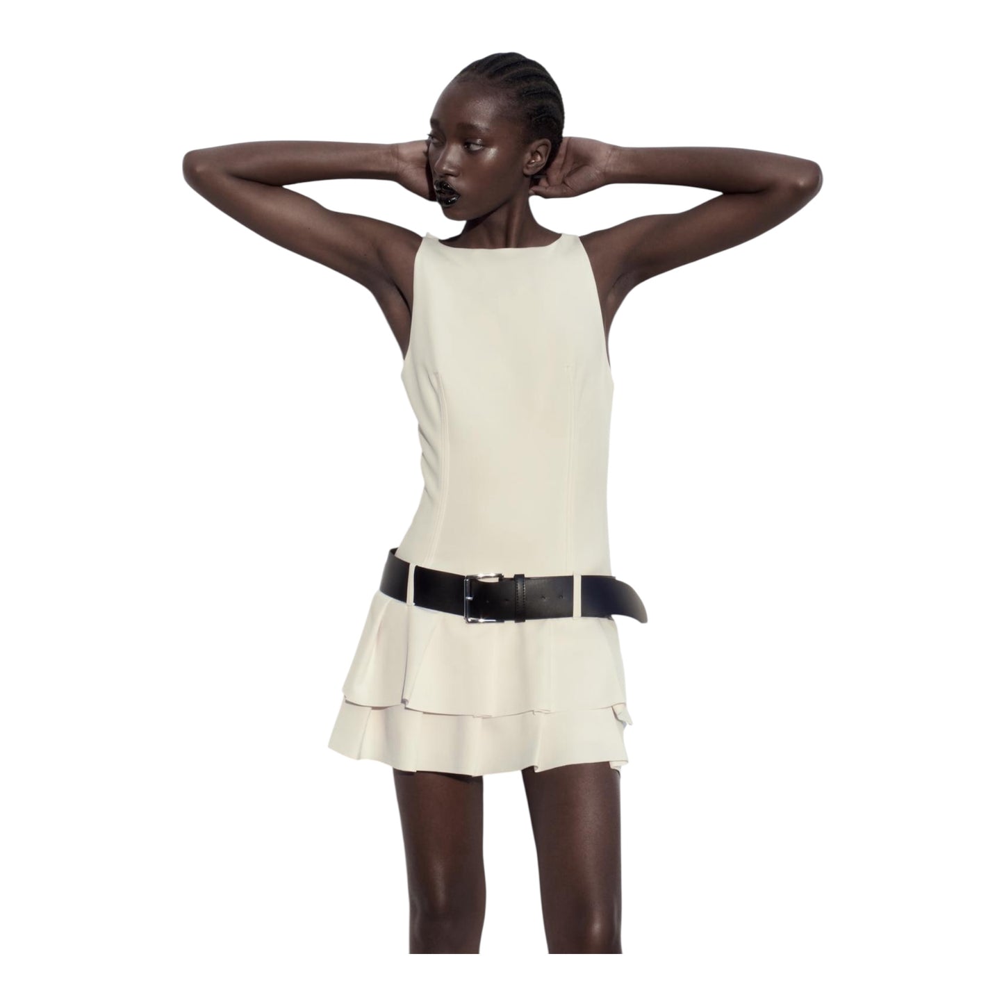 Belted Mini Dress size Large