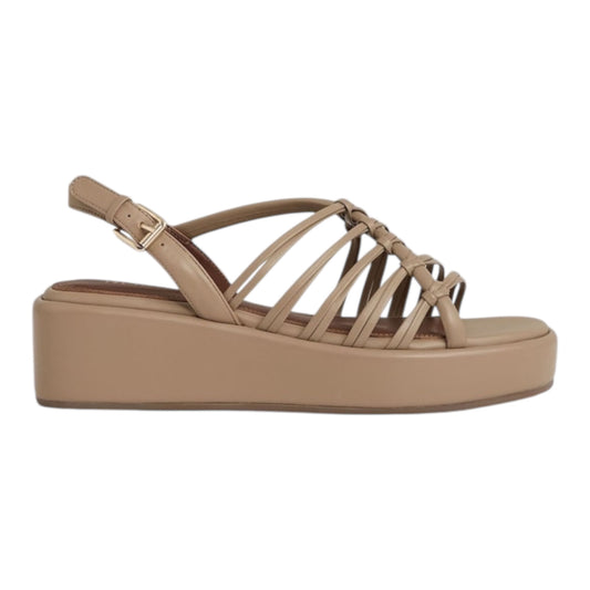 Lana Leather Knot Strappy Platform Sandals