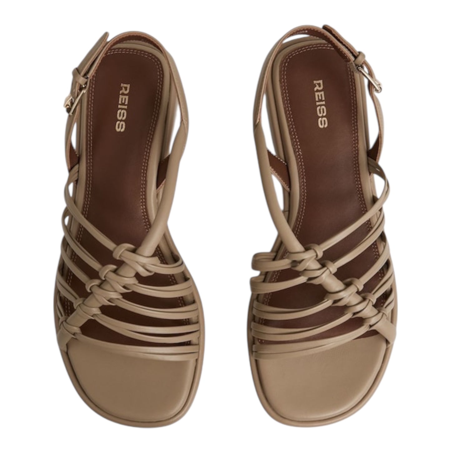 Lana Leather Knot Strappy Platform Sandals