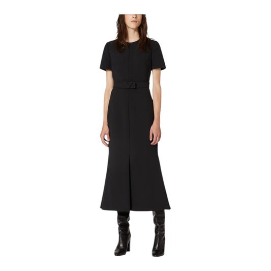 Initial-Belt Midi Dress size 46