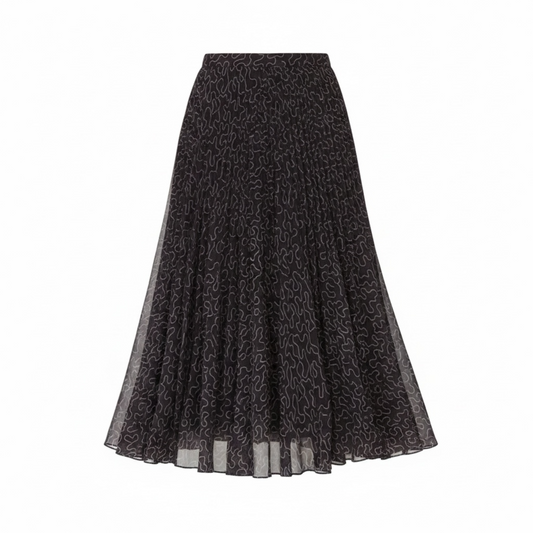 Pleated Printed Skirt size 00