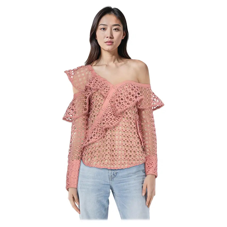 Lace Off the Shoulder Blouse size 6