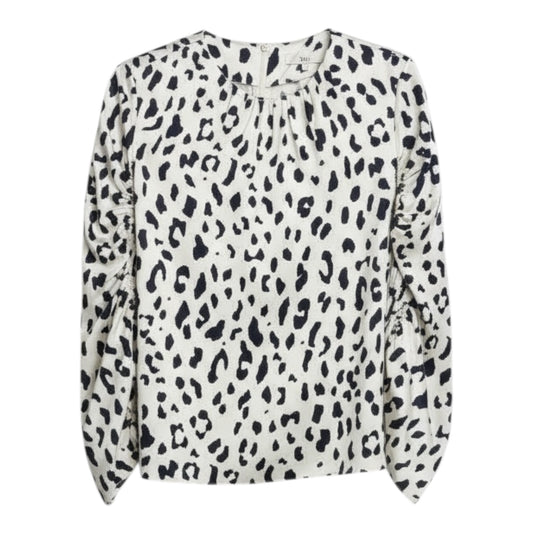 Ruched Leopard Blouse size 2