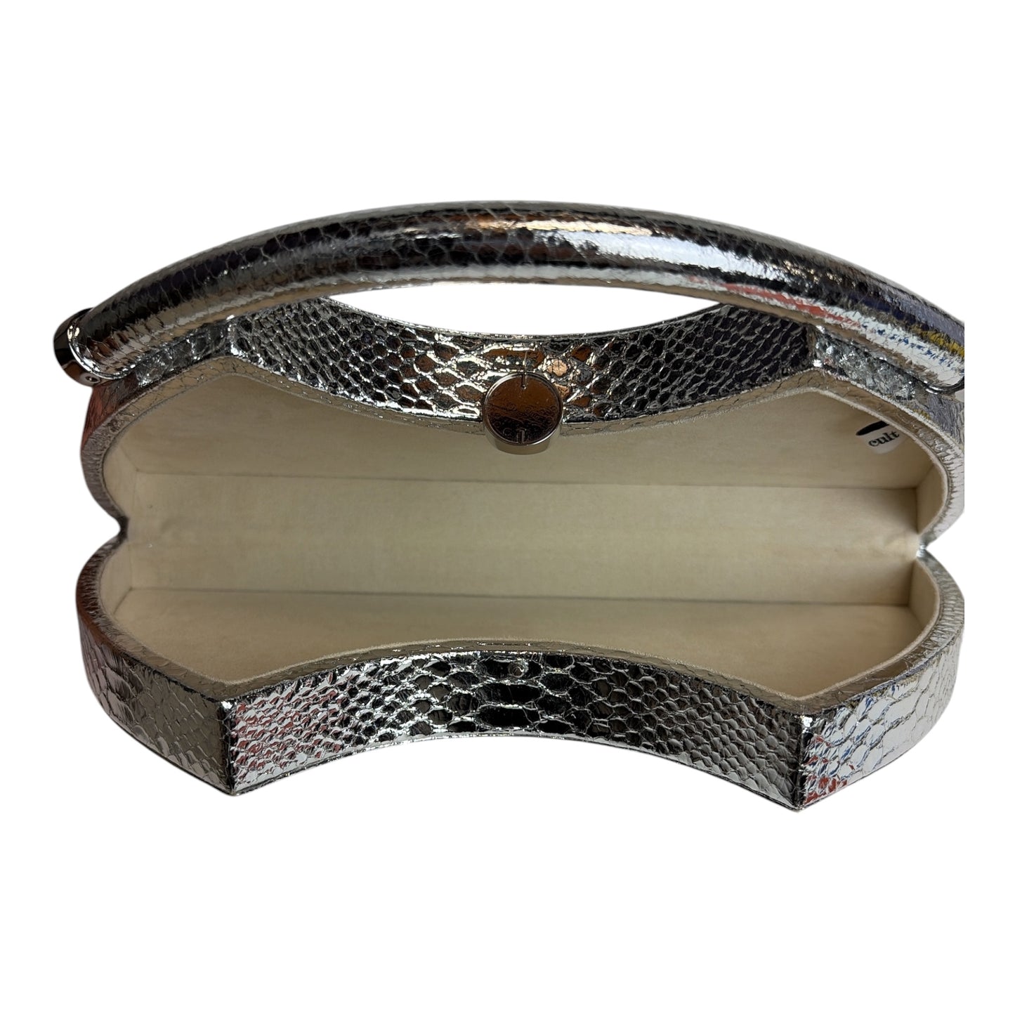 Marjani Metallic Top Handle Bag
