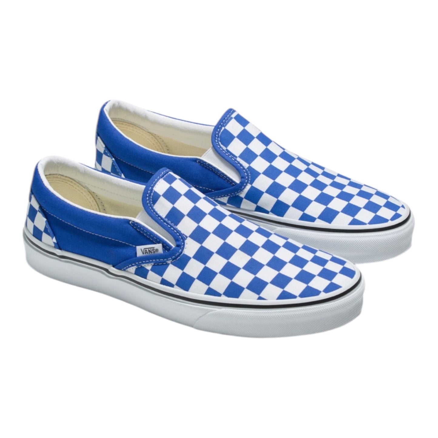 Checked Slip Ons size 7