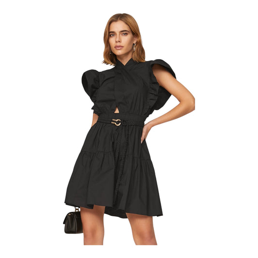 Ruffle Wrap Dress size 8