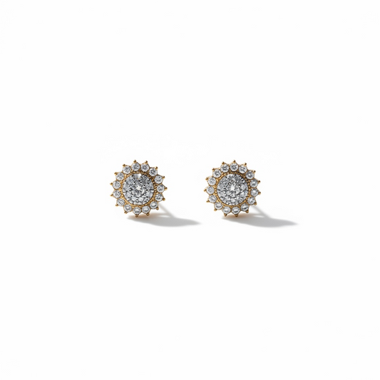 Sunflower Earrings NEW IN BOX