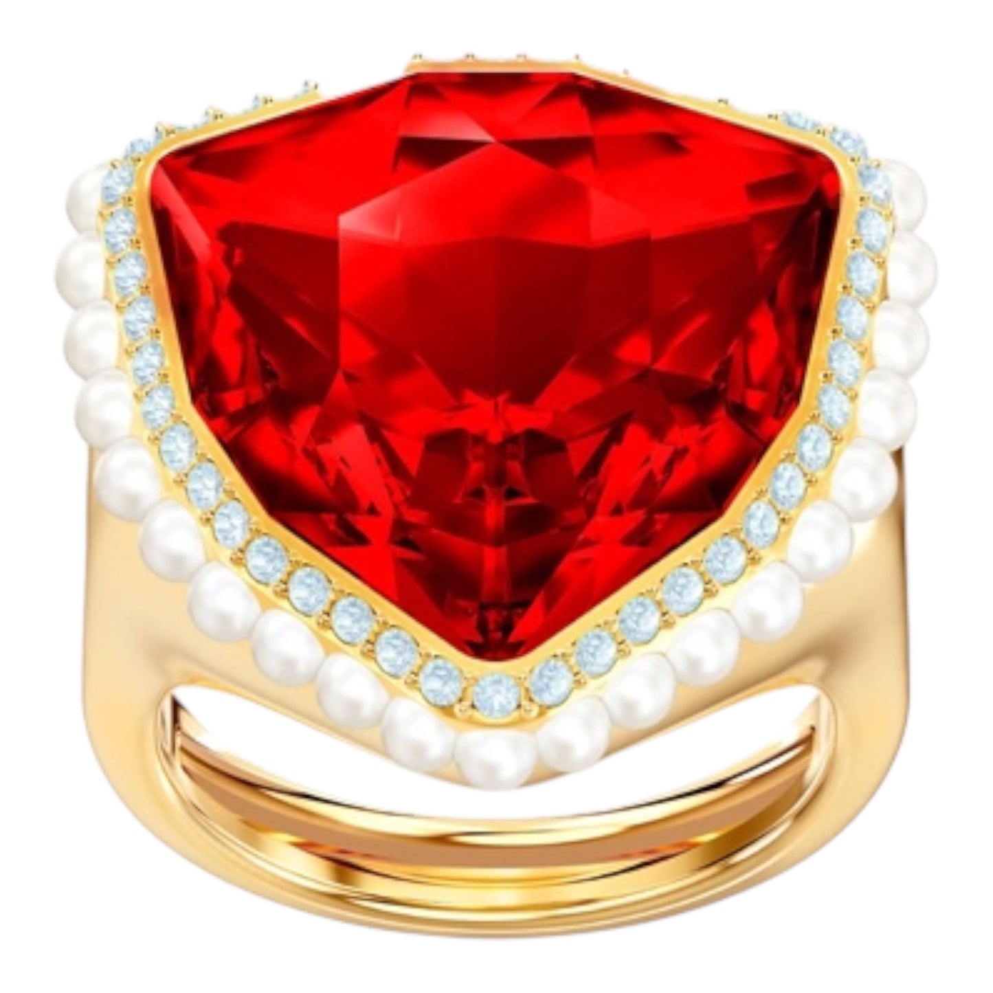 Lucky Goddess Ring size 8 NEW IN BIX