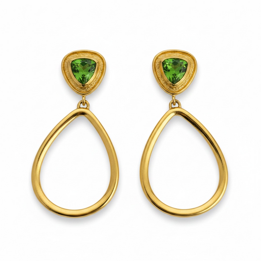 Drop Hoop Earrings