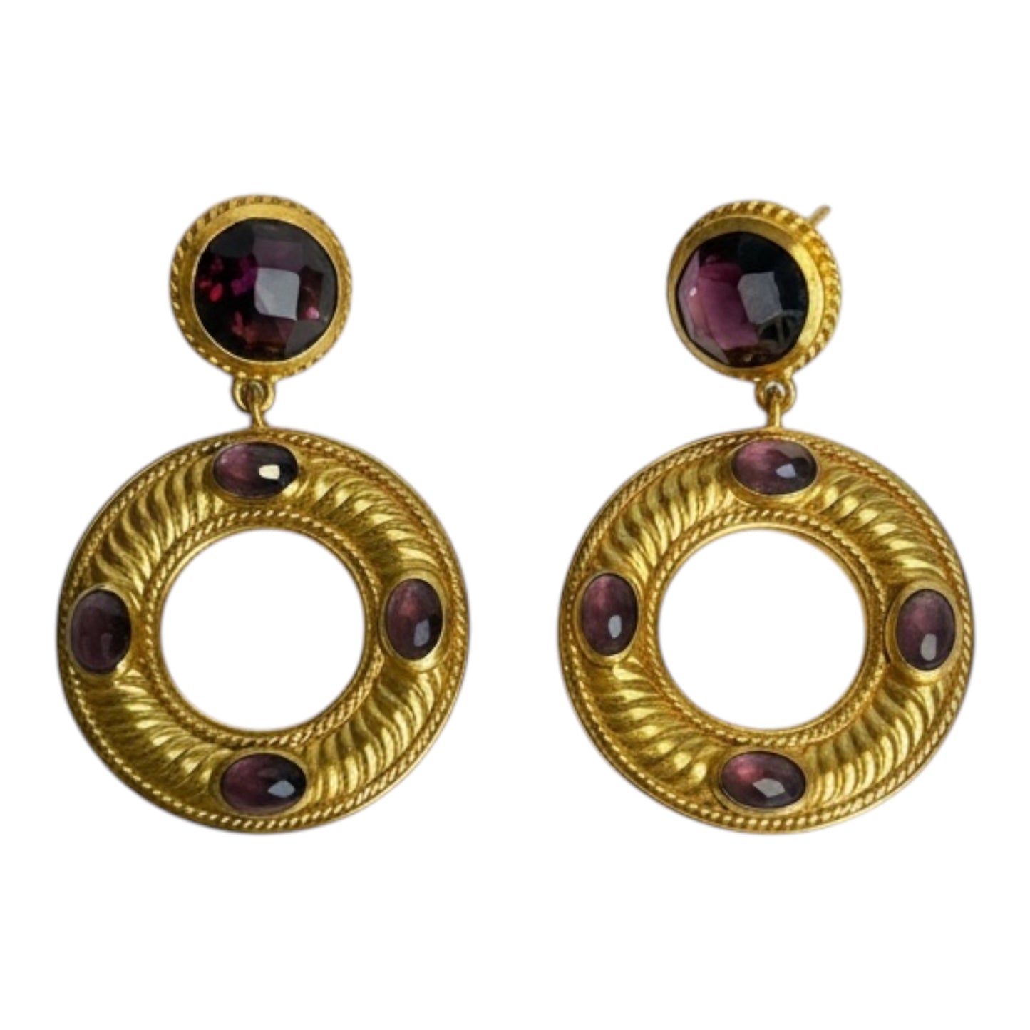 Circle Drop Earrings