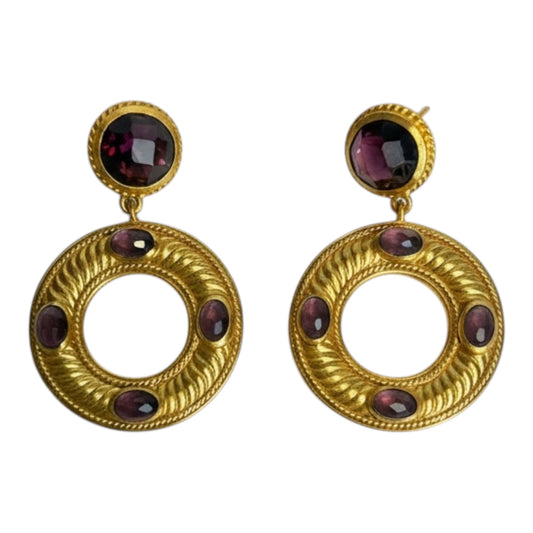 Circle Drop Earrings