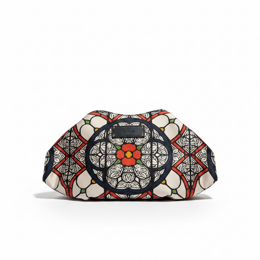 Silk Stained Glass De Manta Clutch