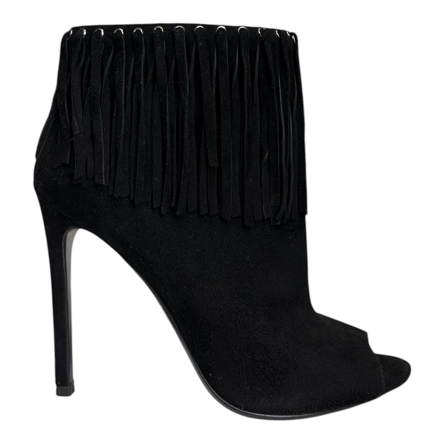 Suede Fringe Booties size 37.5