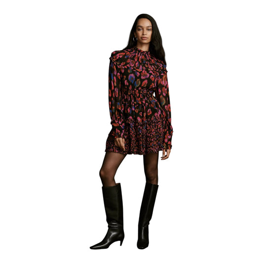 Iridescent Leopard Mini Dress size XSmall