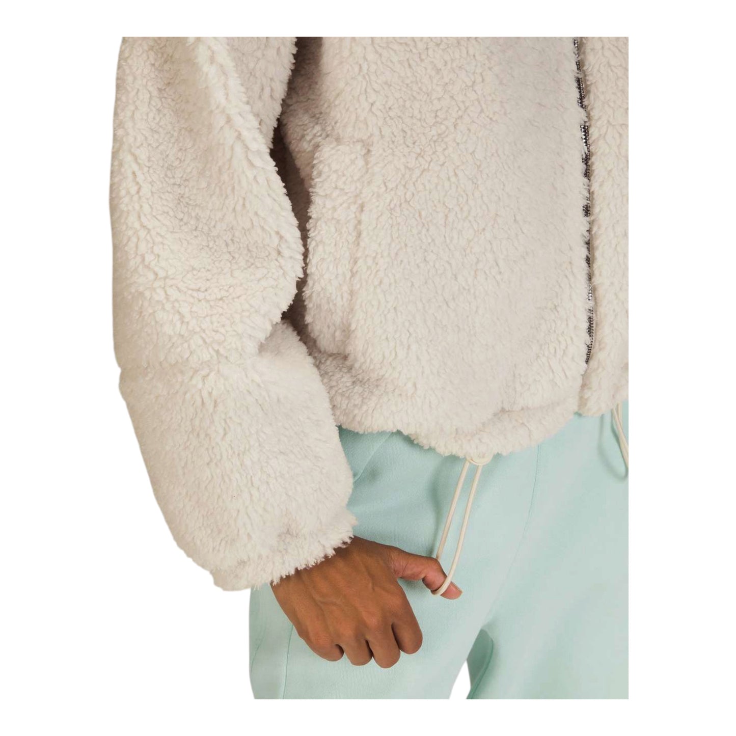 Cinchable Fleece Zip-Up size 6