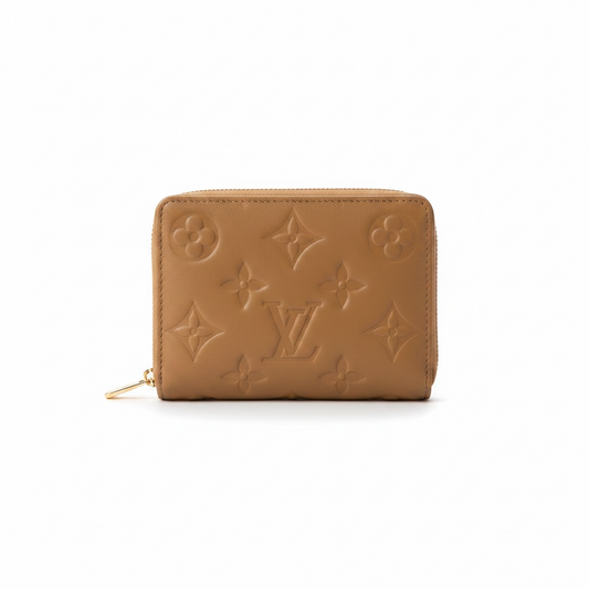 Monogram Embossed Lambskin Lou Coussin Wallet
