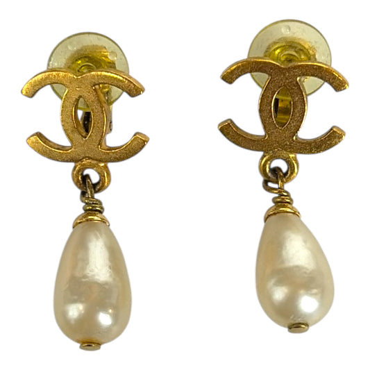 CC Faux Pearl Clip On Earrings