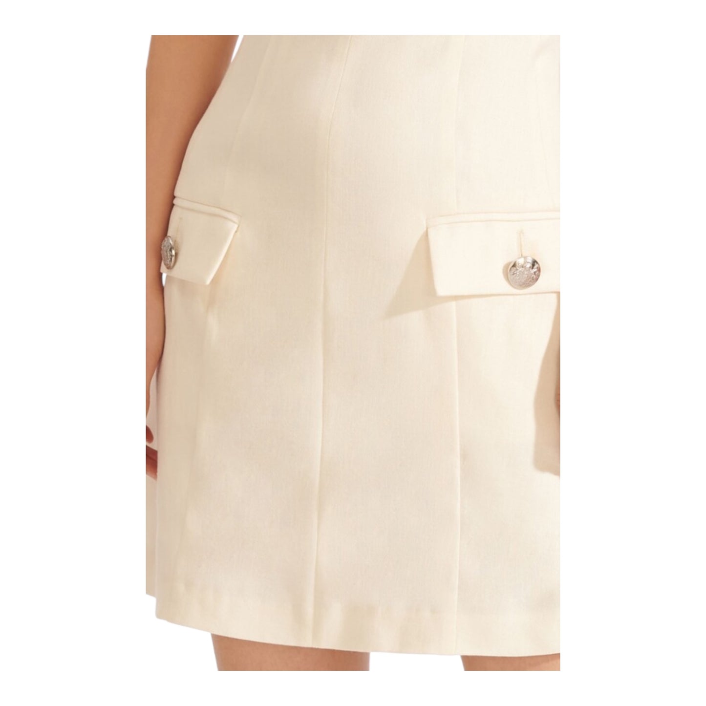 Skylar Linen Blend Mini Dress size 8
