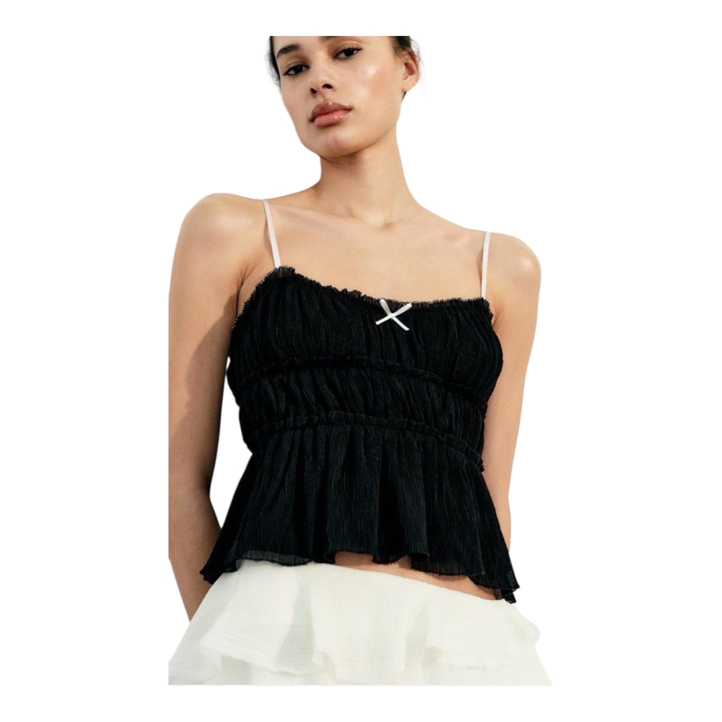 Chiffon Babydoll Top size Small