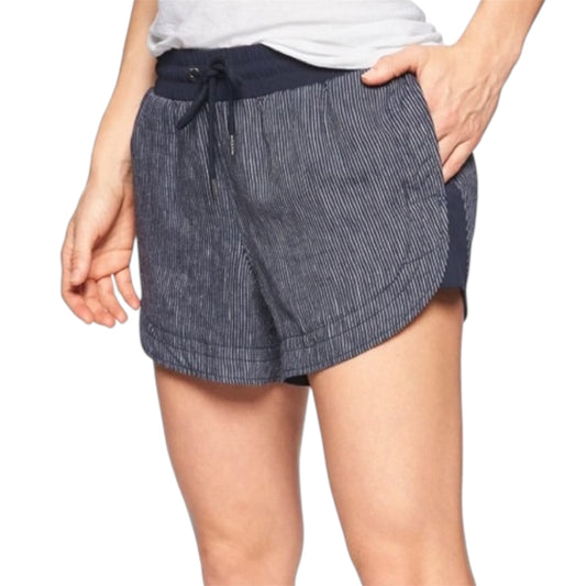 Striped Linen Shorts Size 4