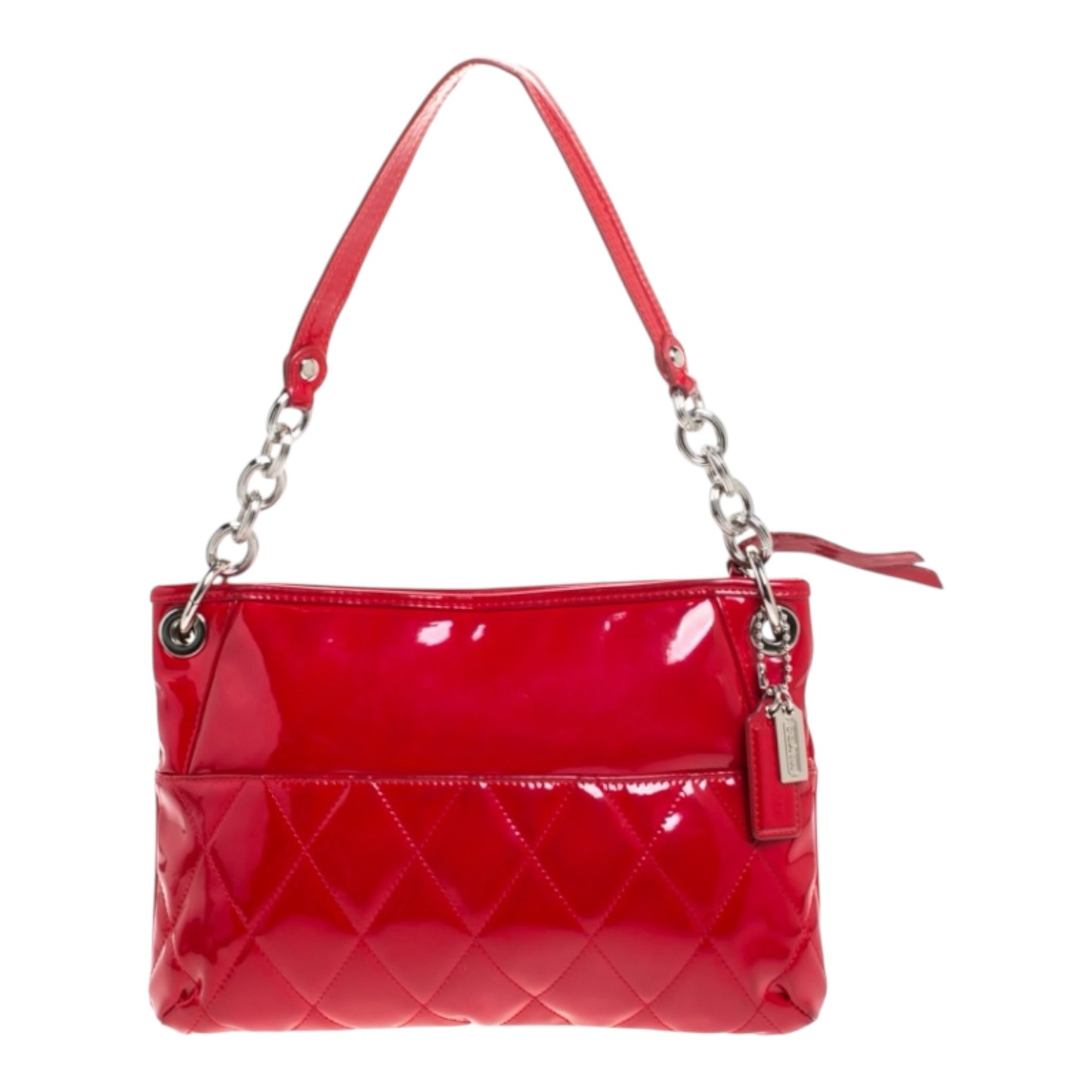 Patent Leather Poppy Shoulder Bag