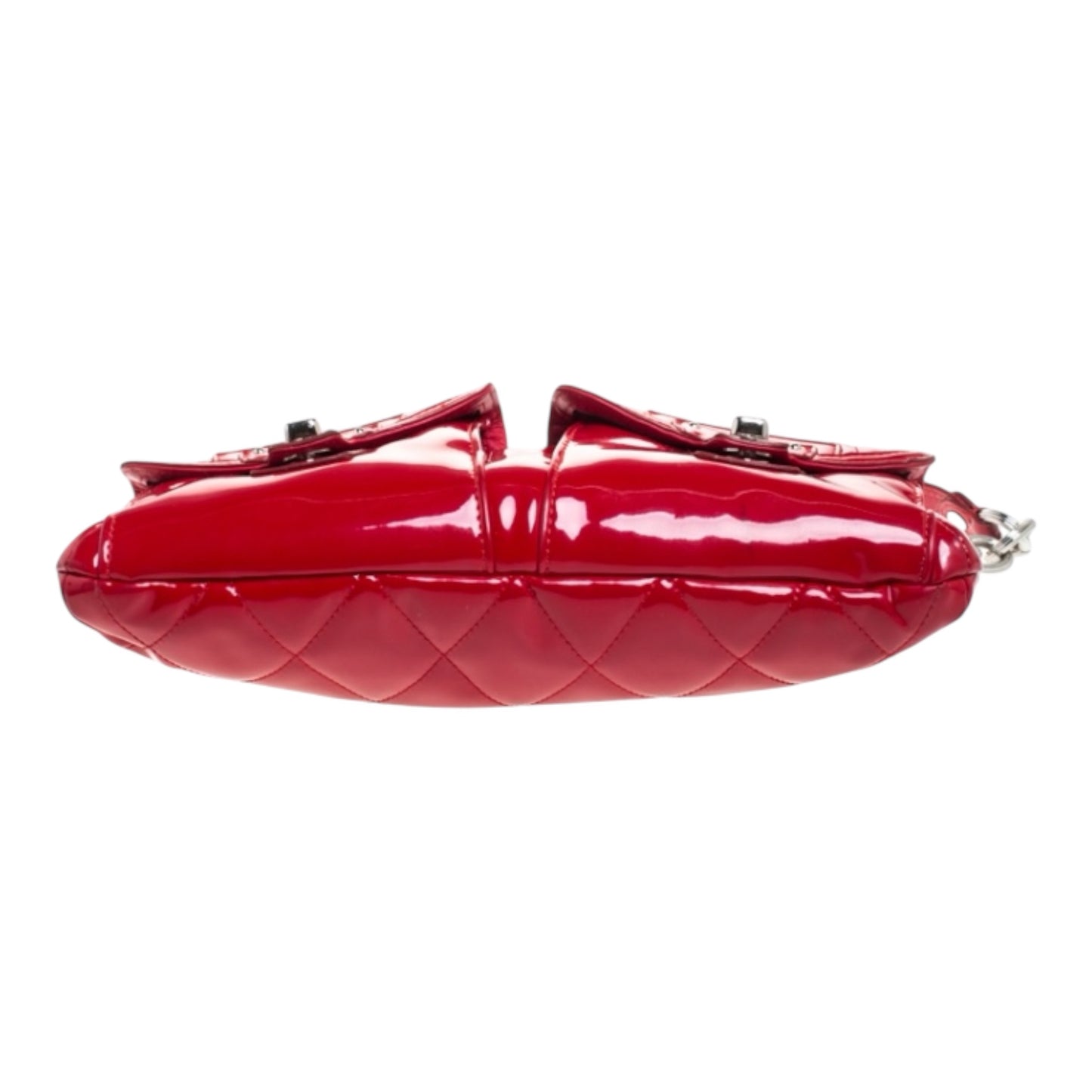 Patent Leather Poppy Shoulder Bag