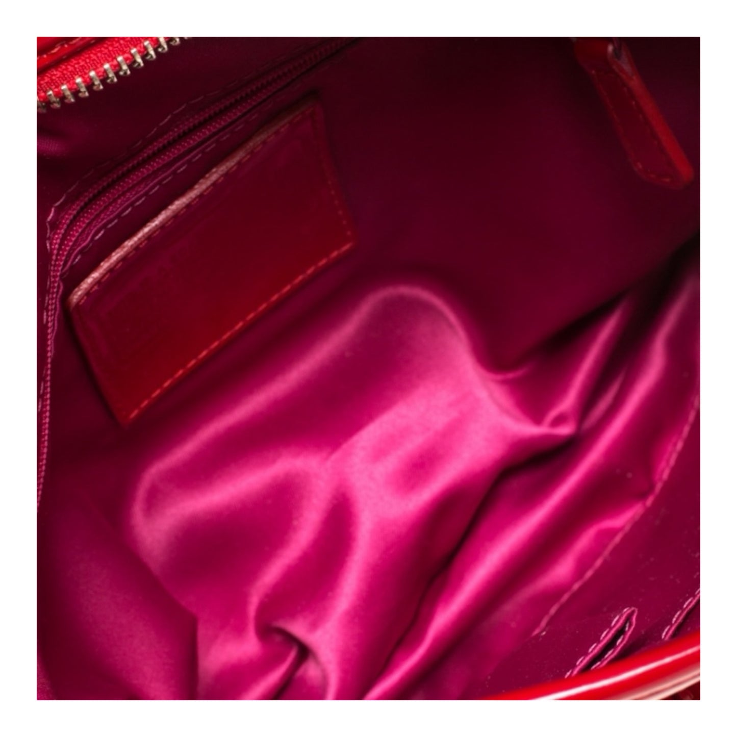 Patent Leather Poppy Shoulder Bag