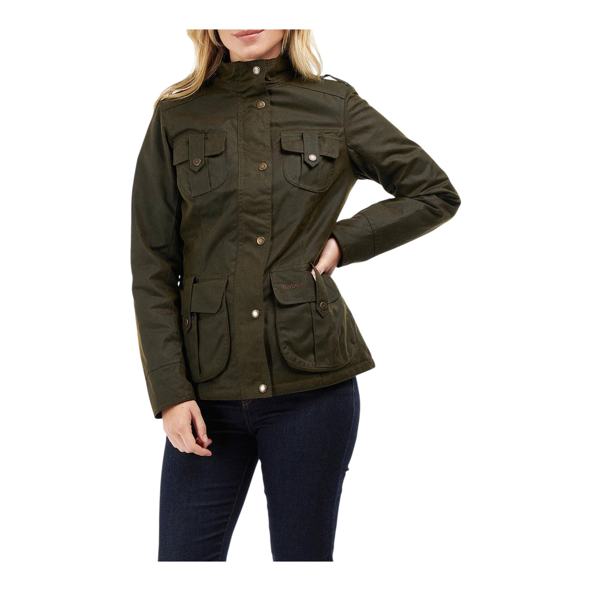 Winter Defense Water Reistant Waxed Cotton Jacket size 8
