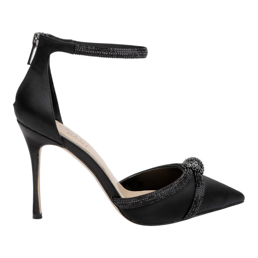Geena Crystal Embellished Pointed Toe Ankle Strap Pump size 7.5