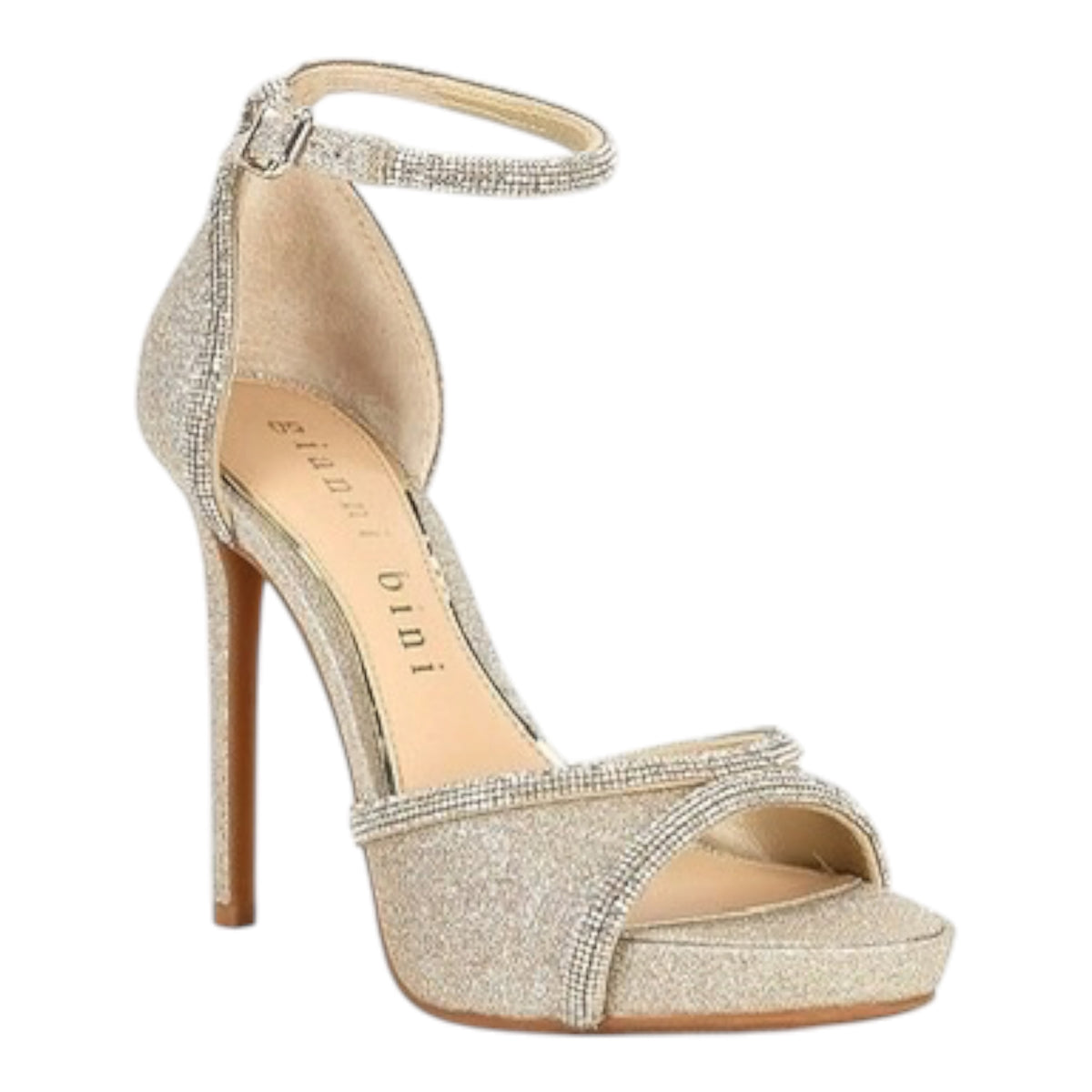 Constanz Glitter Rhinestone Platform Heels size 8