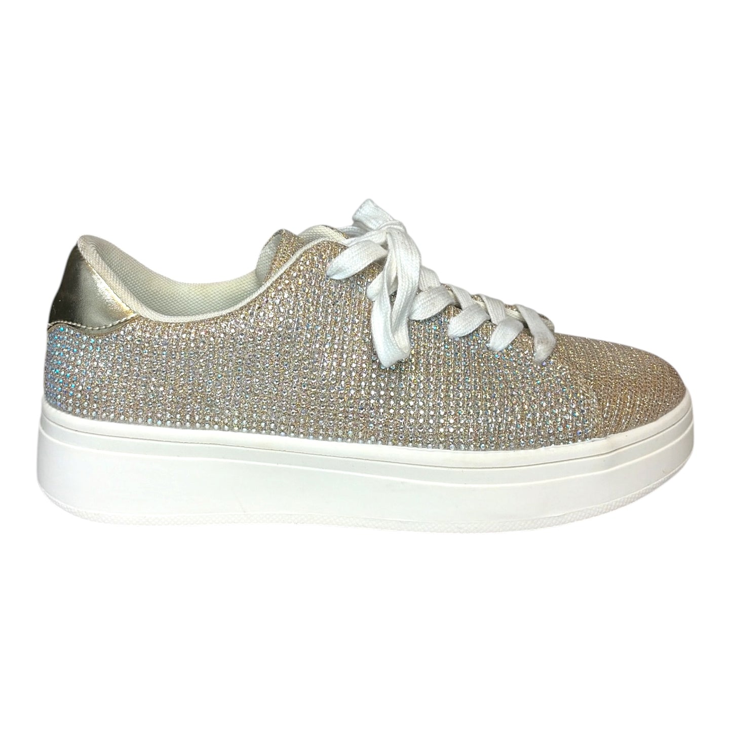 Rhinestone Sneakers size 8