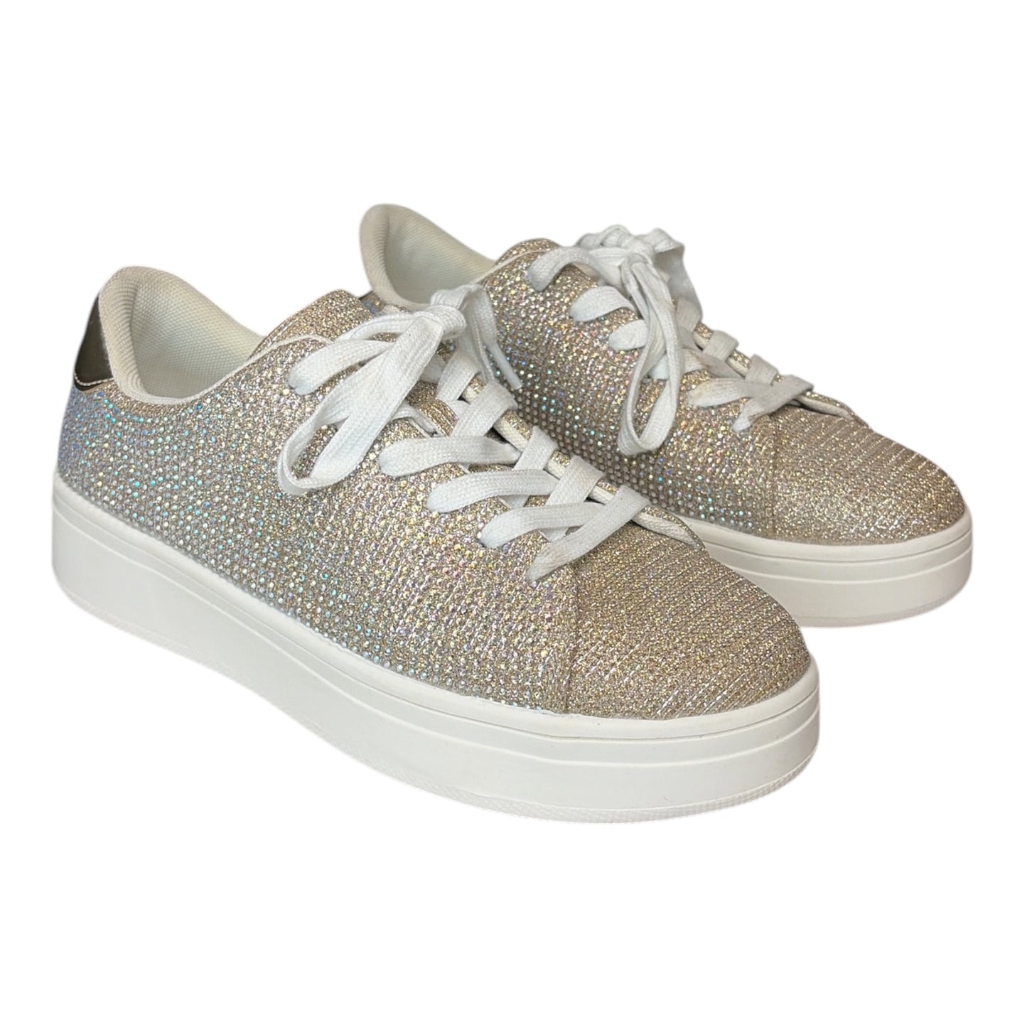 Rhinestone Sneakers size 8