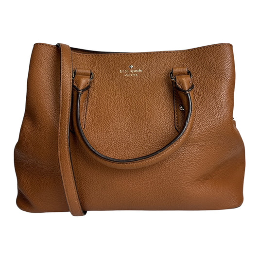 Mulberry Street Pebble Leather Satchel Crossbody Bag