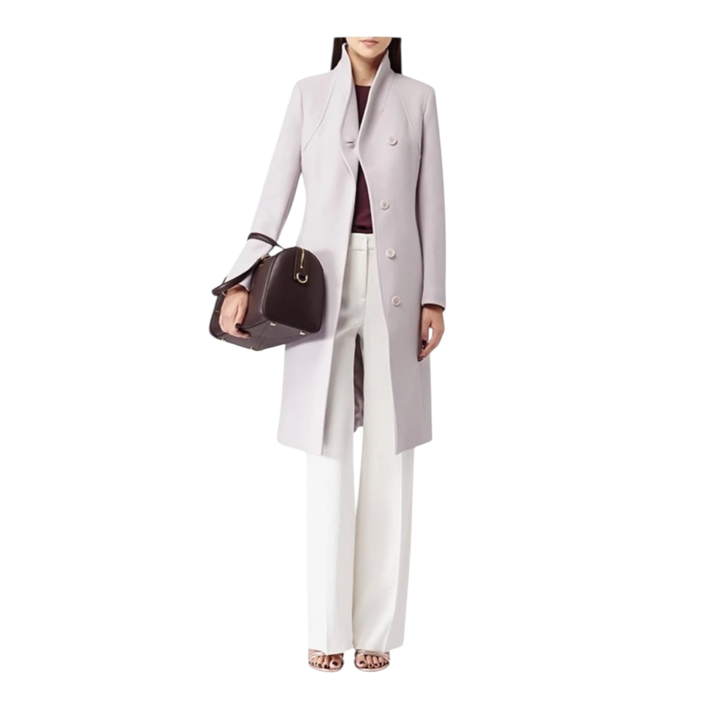 Tailored Long Coat size L