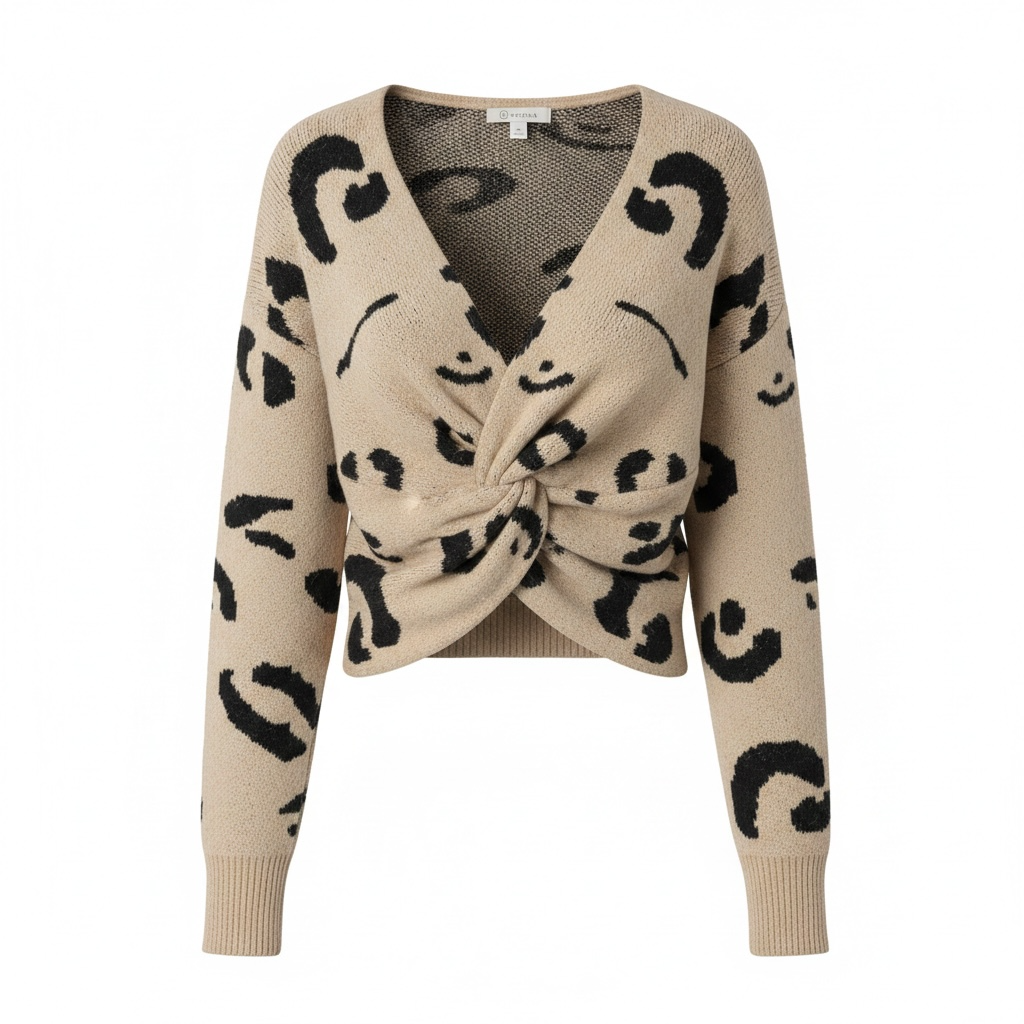 Twist Front Sweater size Medium