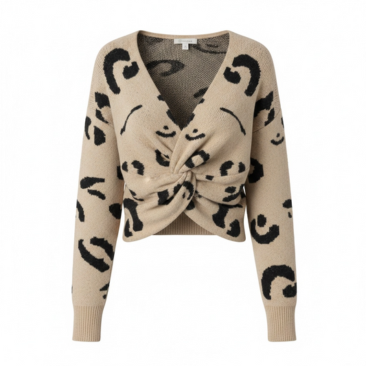 Twist Front Sweater size Medium