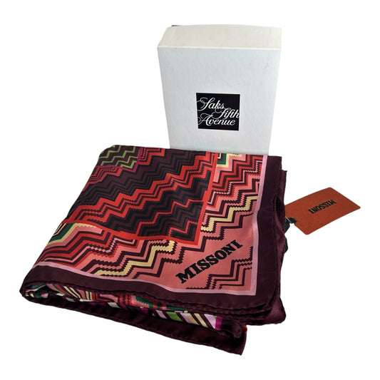 Patchwork Print Scarf NIB