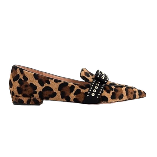 Gwen Flats in Leopard Calf Hair size 7