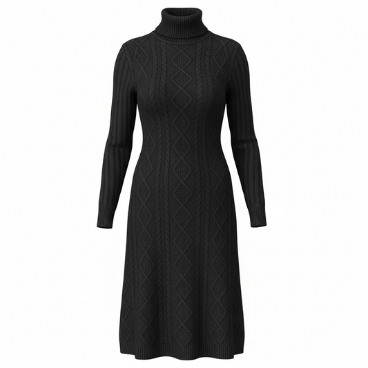 Cable Knit Dress size L NWT