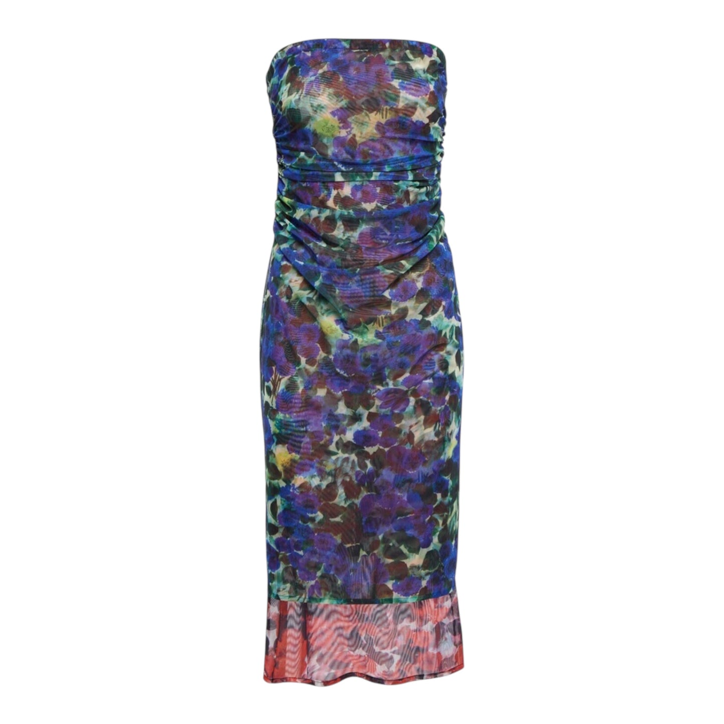 Floral Off The Shoulder Midi Dress size Medium