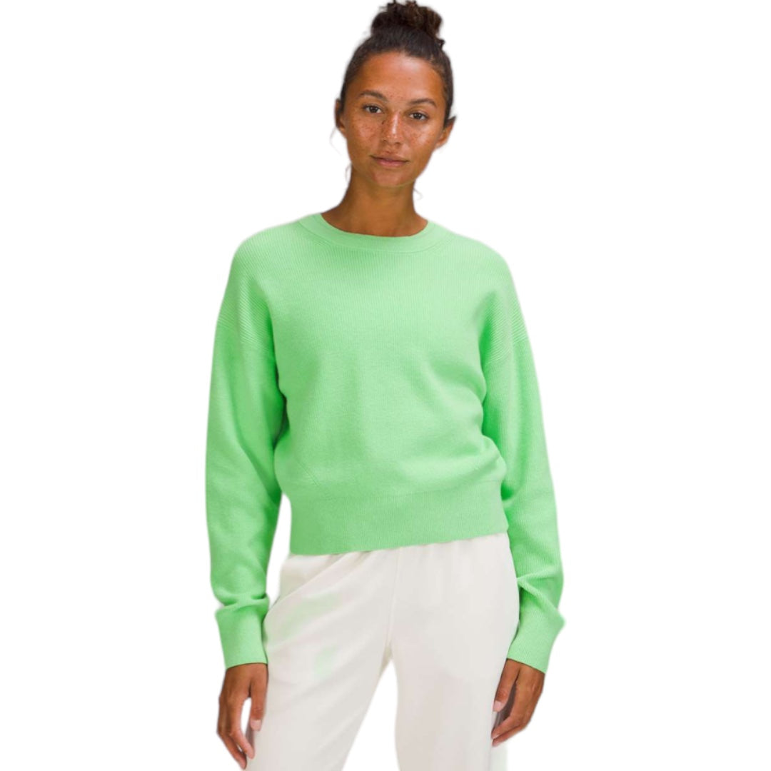 Waist Length Crewneck Sweater Size 8