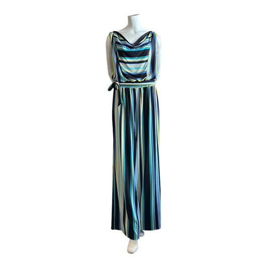 Striped Jumpsuit size Large