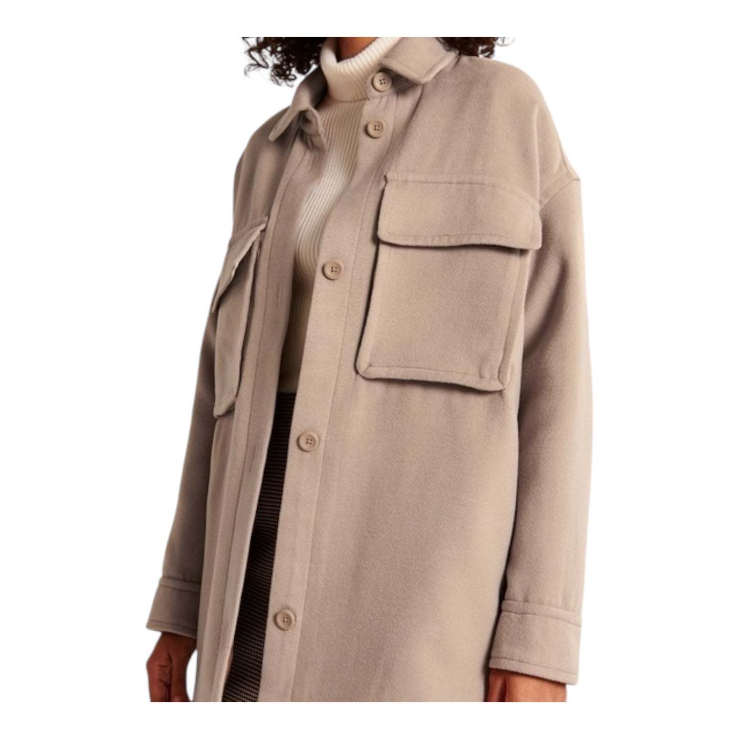 Oversized Cozy Shirt Jacket size Medium