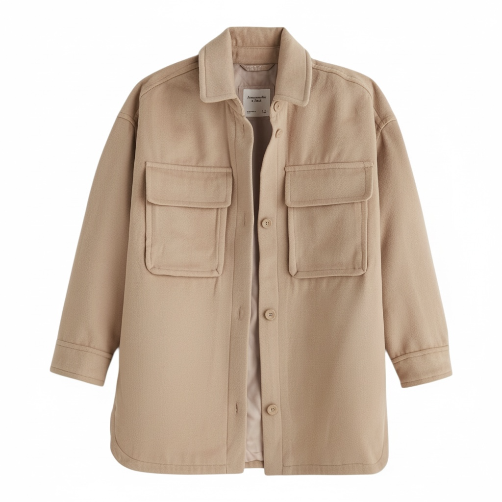 Oversized Cozy Shirt Jacket size Medium