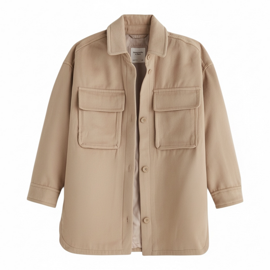 Oversized Cozy Shirt Jacket size Medium