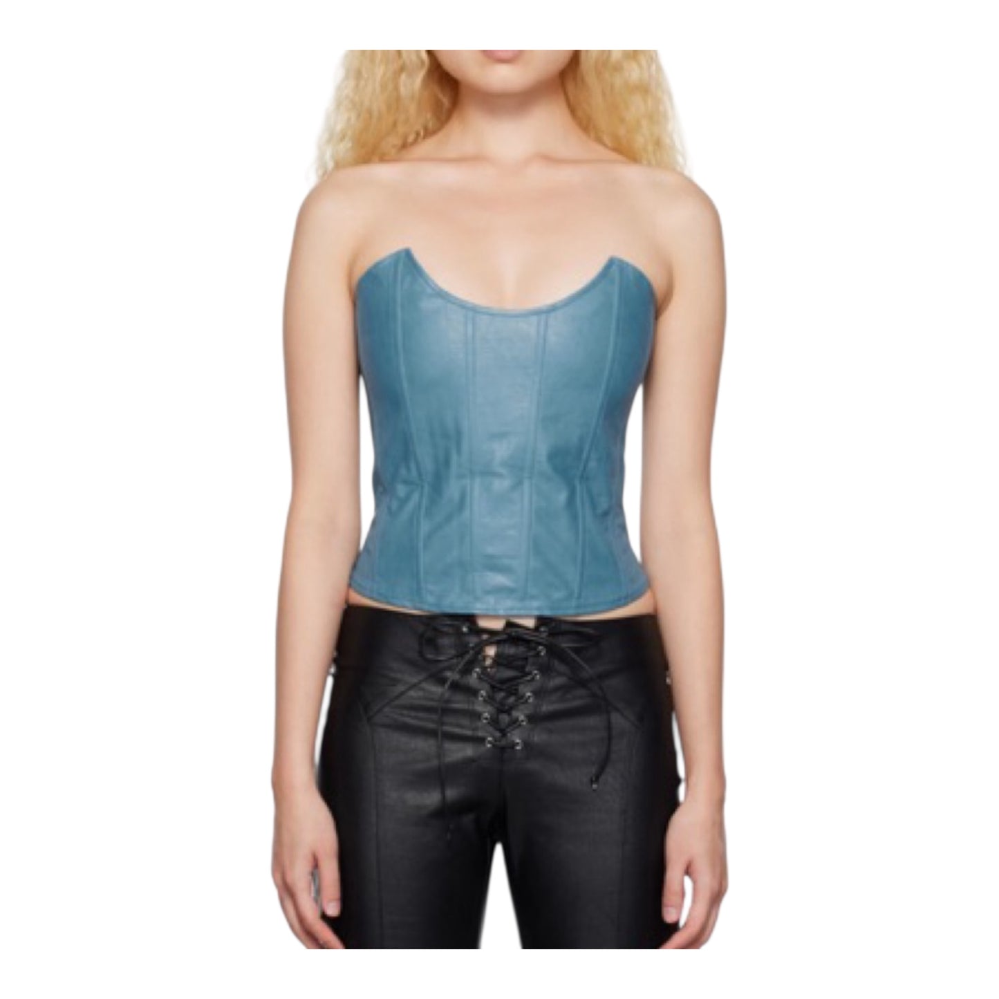 Leia Faux Leather Corset size Small