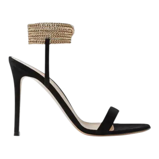 Debbie Chain-Trimmed Sandals size 38