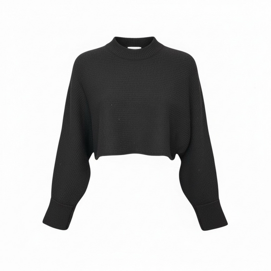 Cropped Knit Sweater size Large