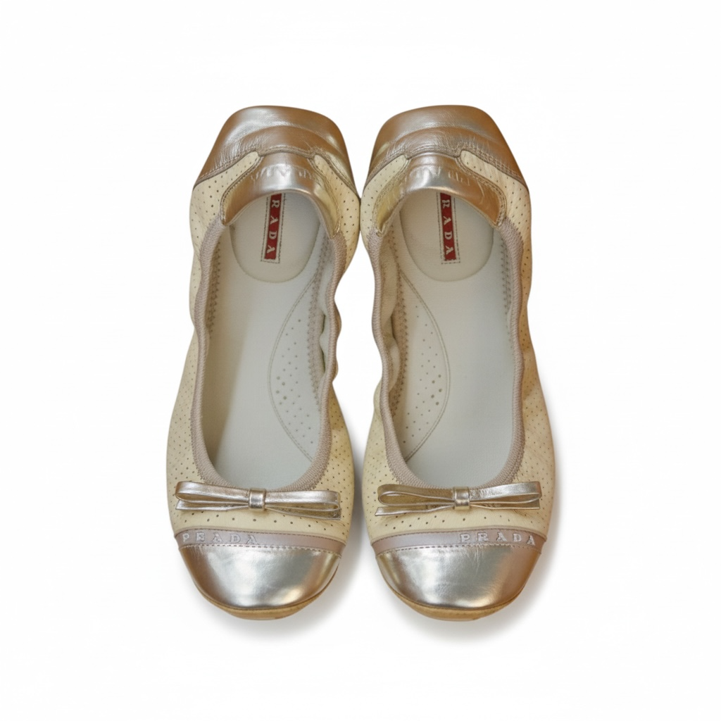 Perforated Ballet Flats size 38.5